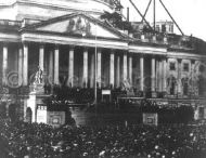 Inauguration of Abraham Lincoln at U.S. Capital