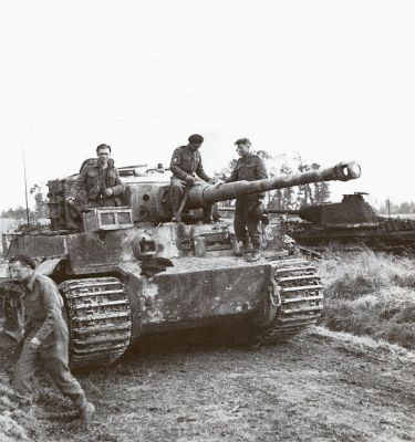 Sherwood Rangers Yeomanry Captured Tiger "E" Tank