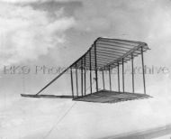 Wright Brothers Glider in Flight Kitty Hawk 1900
