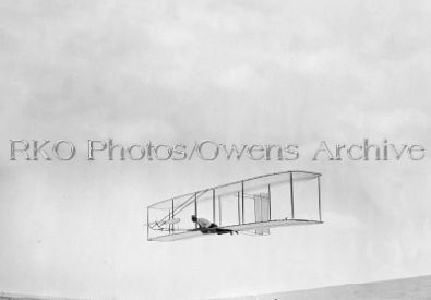 Wright glider with the double-rudder
