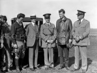 Orville Wright, Major Curry and Colonel Charles Lindbergh