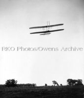 Orville Wright flying over Dayton, Ohio