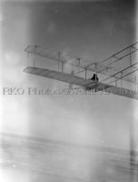 Orville Wright flying the Wright Glider