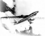SAC B-47 bomber in flight