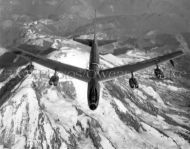 Boeing B-47 Stratojet in flight