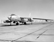 NACA Boeing B-47a on ramp, Edwards AFB