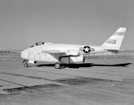 Bell X-5 on ramp at Edwards Air Force Base