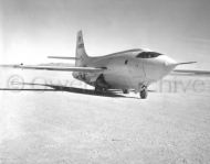 Bell X-1 sits on Rogers Lakebed