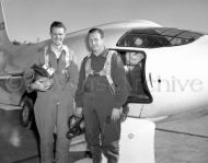 X-1 pilots Robert Champine and Herbert Hoover