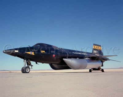 North American X-15 with external fuel tanks