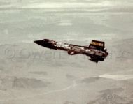 X-15 research flight with ramjet engine
