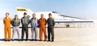 X-24B test pilots at Edwards AFB
