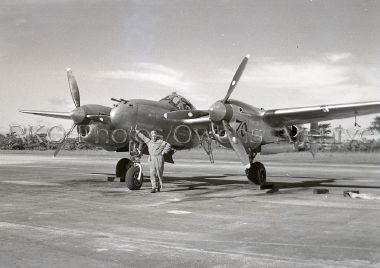 Lockheed P-38 Lightning on Tarmac
