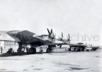 Fleet of XB-35 undergoing maintenance 