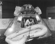 Apollo 1 backup crew at egress training