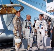 Apollo 1 crew in training, Gulf of Mexico