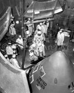 Apollo 1 crew during  altitude chamber testing