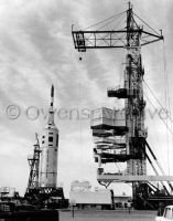 Launch preparations for Apollo mission A-002 