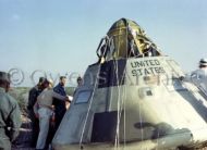 Boilerplate-6 Command Module after Pad Abort Test #1