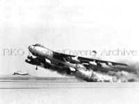 Boeing B-47 and Lockheed F-80 chase plane