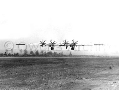 Northrop XB-35 on takeoff