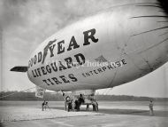 Goodyear Blimp Enterprise at Washington Air Post 1938