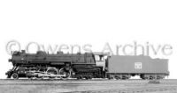 CB&Q 4-6-4 steam train