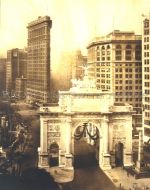 Victory Arch and Flatiron Building 1919