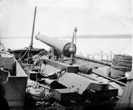 Confederate gunboat Teaser captured by U.S.S. Maratanza
