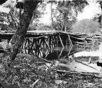 Military bridge over Chickahominy River