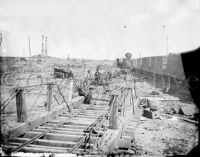 Railroad wrecked by Confederates at Manassas, Va