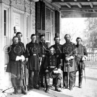General Isaac Stevens and staff at Beaufort, S.C.