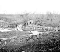 Destroyed bridge at Cub Run, Va. March 1862