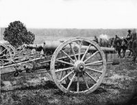  1st New York Pettit's artillery battery at Richmond, Va.