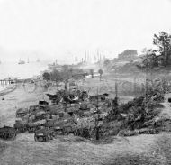 Federal wagon park at Yorktown, Va. June 1862