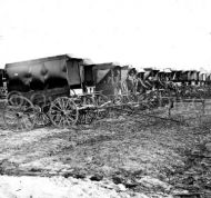 Army Wagons at City Point, Virginia