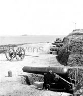 Confederate battery of Fort Johnson