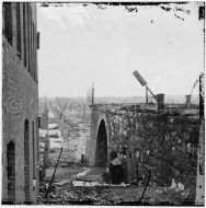  Ruins of Richmond & Petersburg Railroad bridge