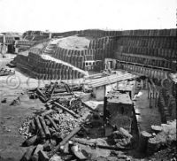 Fort Sumter, with gabion reinforcements