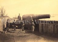 Cannon at Battery Rodgers 1864
