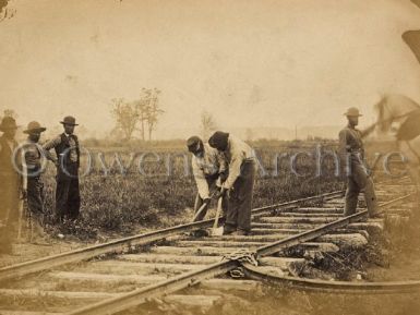 Military railroad operations with African Americans