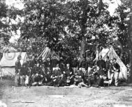Officers of U.S. horse artillery brigade