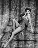 Ava Gardner in leopard bathing suit