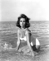 Elizabeth Taylor at the beach