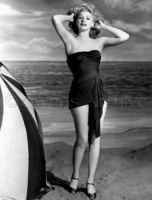 Lucille Ball wearing swimsuit