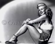 Ginger Rogers wearing shorts