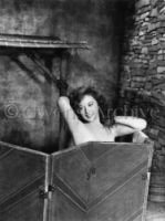 Susan Hayward taking a bath