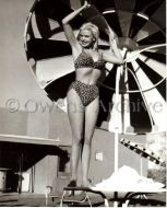 Jayne Mansfield wearing bikini