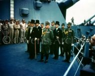 Japanese surrender aboard USS Missouri