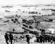 US Troops Move Inland from Omaha Beach 